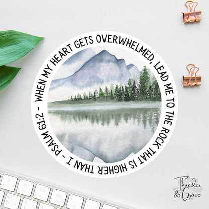 When My Heart Is Overwhelmed sticker