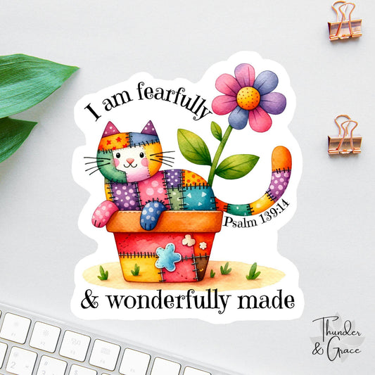 Fearfully and Wonderfully Made sticker
