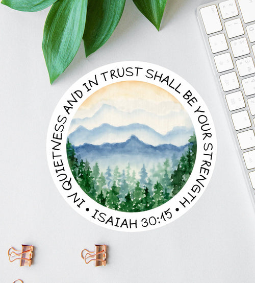 Jesus for Laptops sticker, bible verse car for women