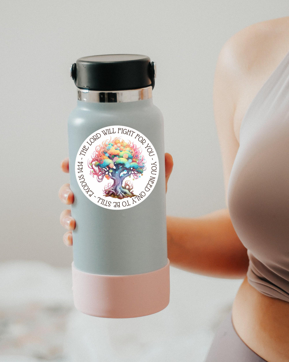 The Lord Will Fight for You sticker – view 2