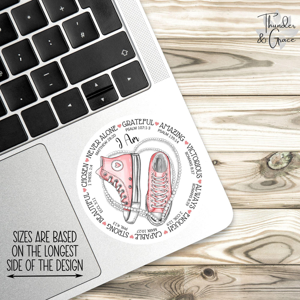 I Am sticker, sunday school – view 2