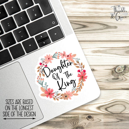 Daughter of the King sticker – view 2