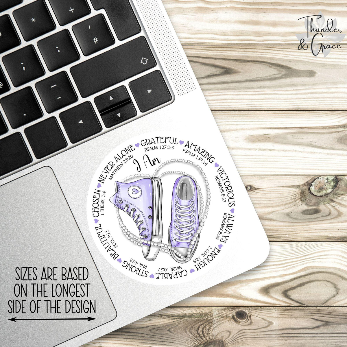 I Am sticker – view 2