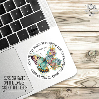 Don't Worry About Tomorrow sticker – view 3
