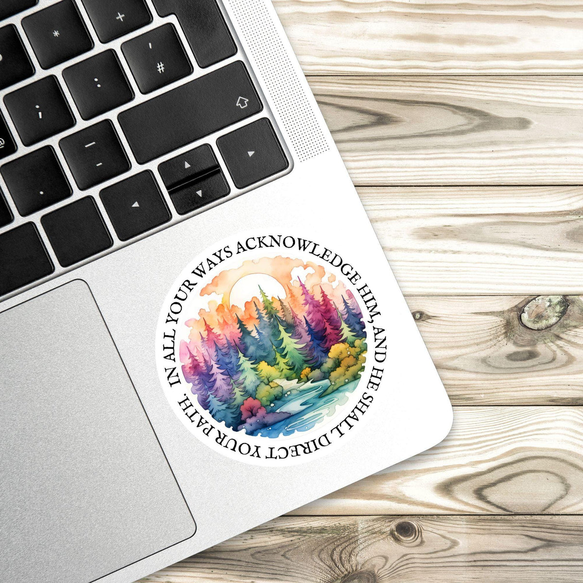 In All Your Ways Acknowledge Him sticker – view 3