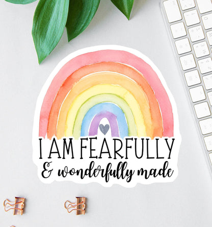 I Am Fearfully and Wonderfully Made sticker