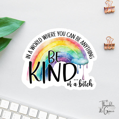 Be Kind...Of a B*tch sticker, car for women