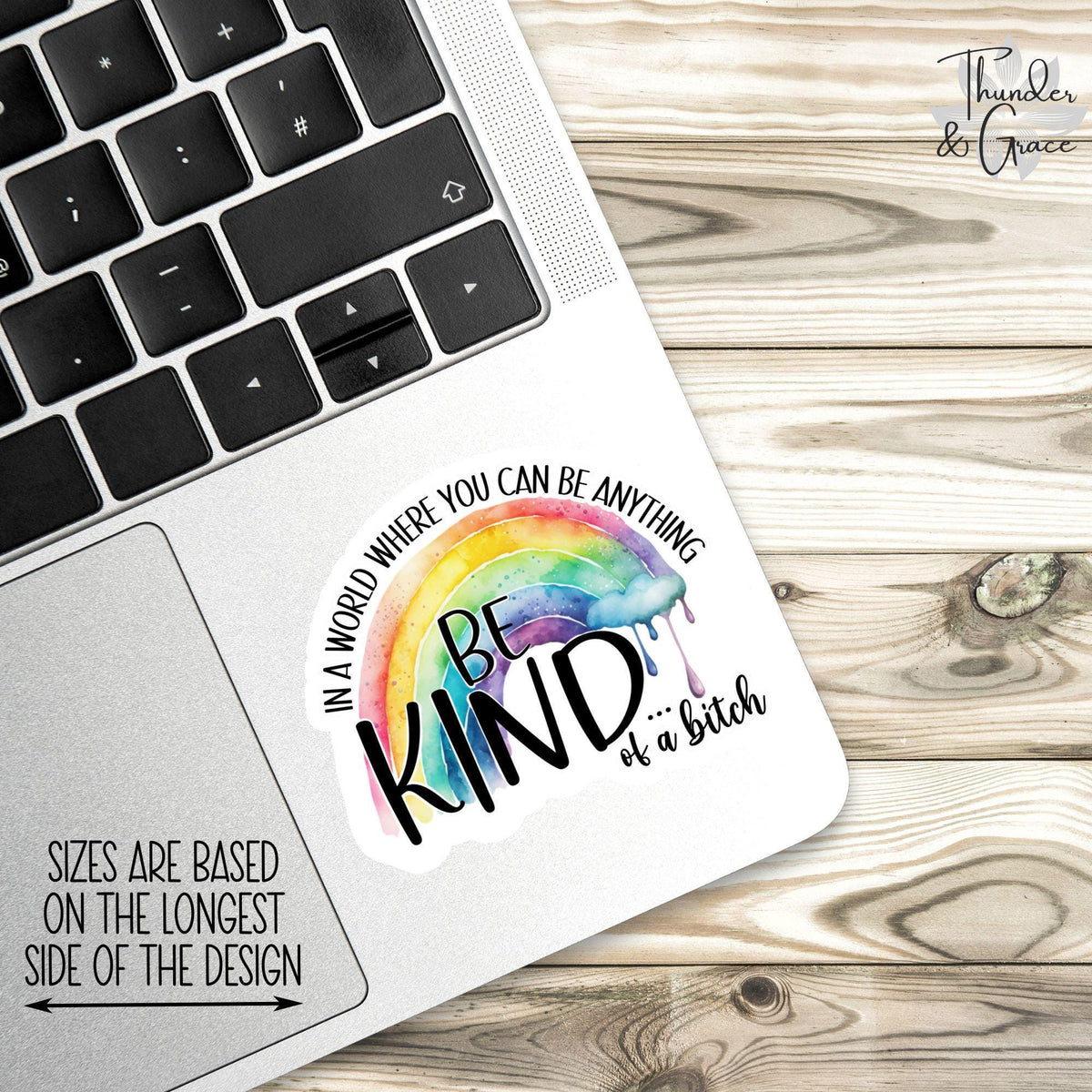 Be Kind...Of a B*tch sticker, car for women – view 2