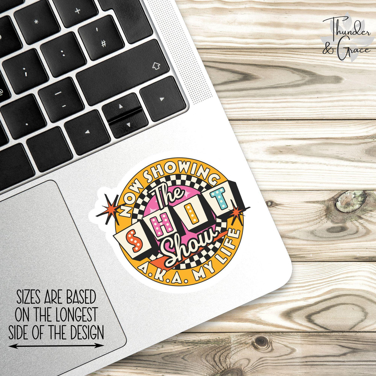 Sh*t Show Supervisor sticker – view 2