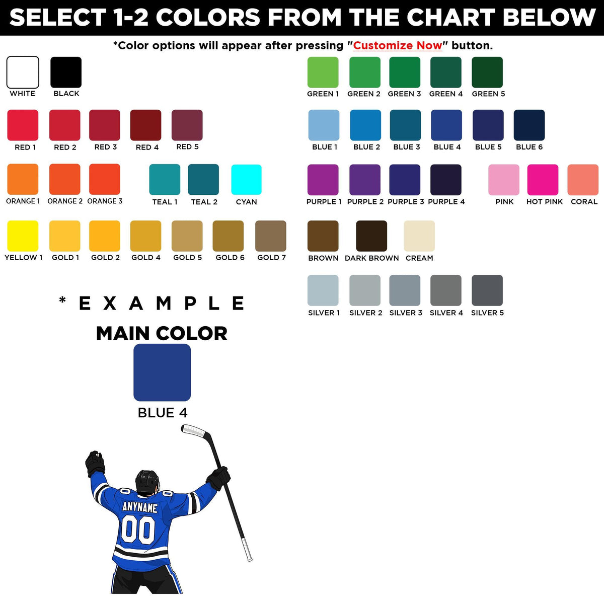 Custom Hockey Player Sticker by Stickreews — view 2