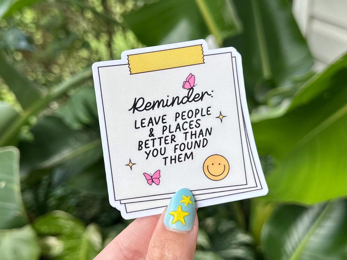 Leave It Better sticker