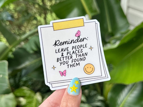 Leave It Better sticker