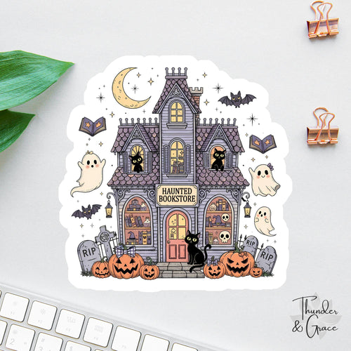 Haunted Bookstore sticker