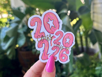 Class of 2026 sticker – view 2