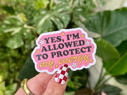 Yes sticker, positive reminders