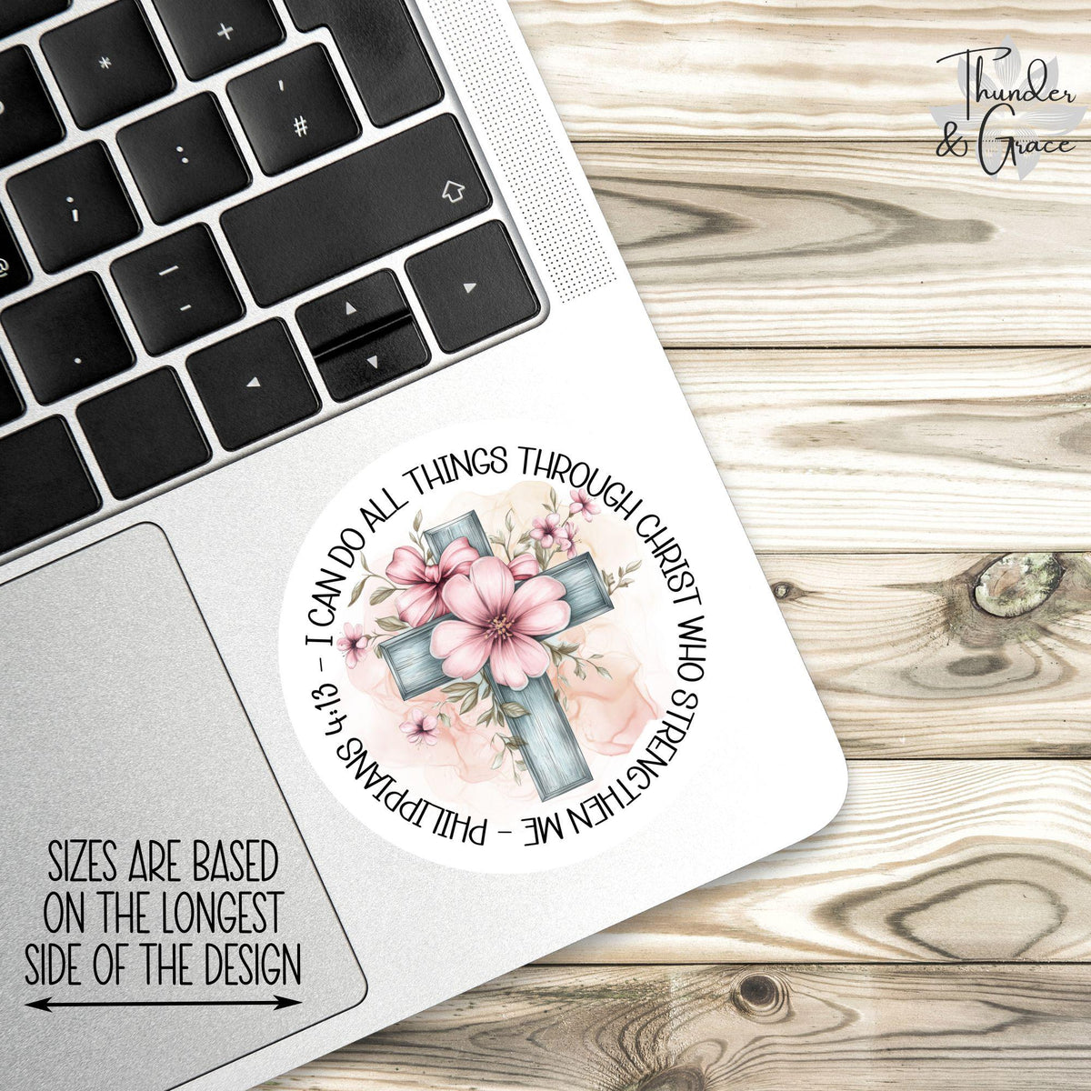 I Can Do All Things Through Christ Who Strengthens Me sticker – view 3