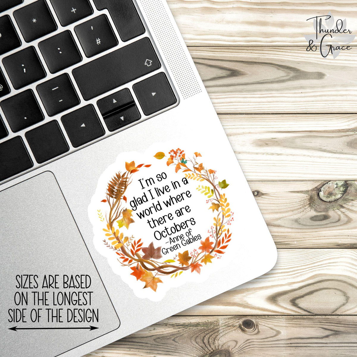 Anne of Green Gables sticker, anne of green gables quote – view 3
