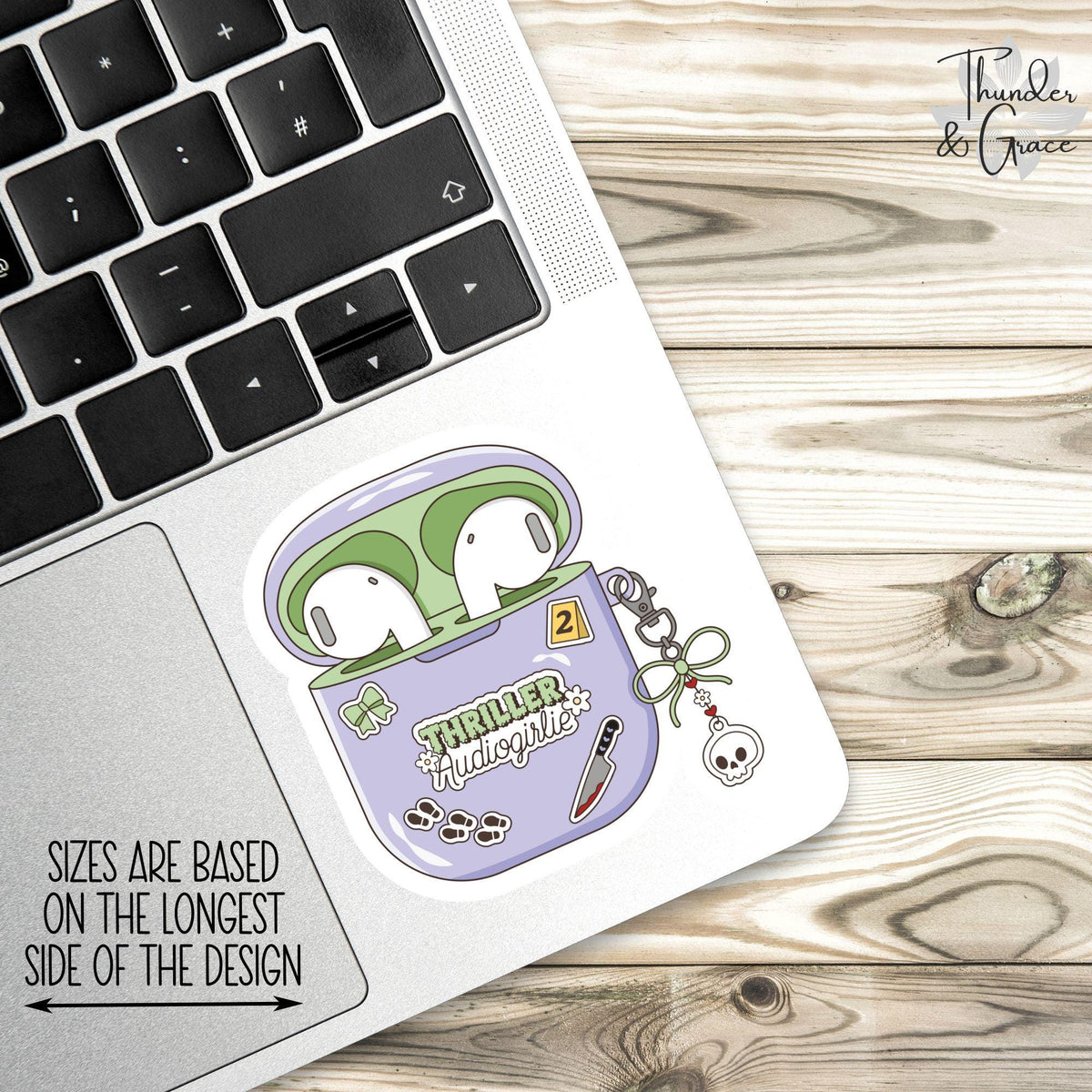 Thriller Audiogirlie sticker – view 3