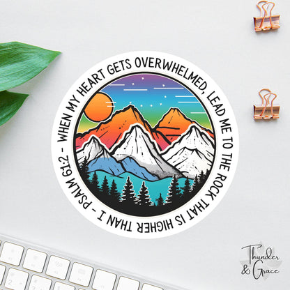 When My Heart Is Overwhelmed sticker