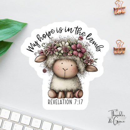 My Hope Is in the Lamb sticker