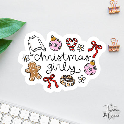 Christmas Girly sticker