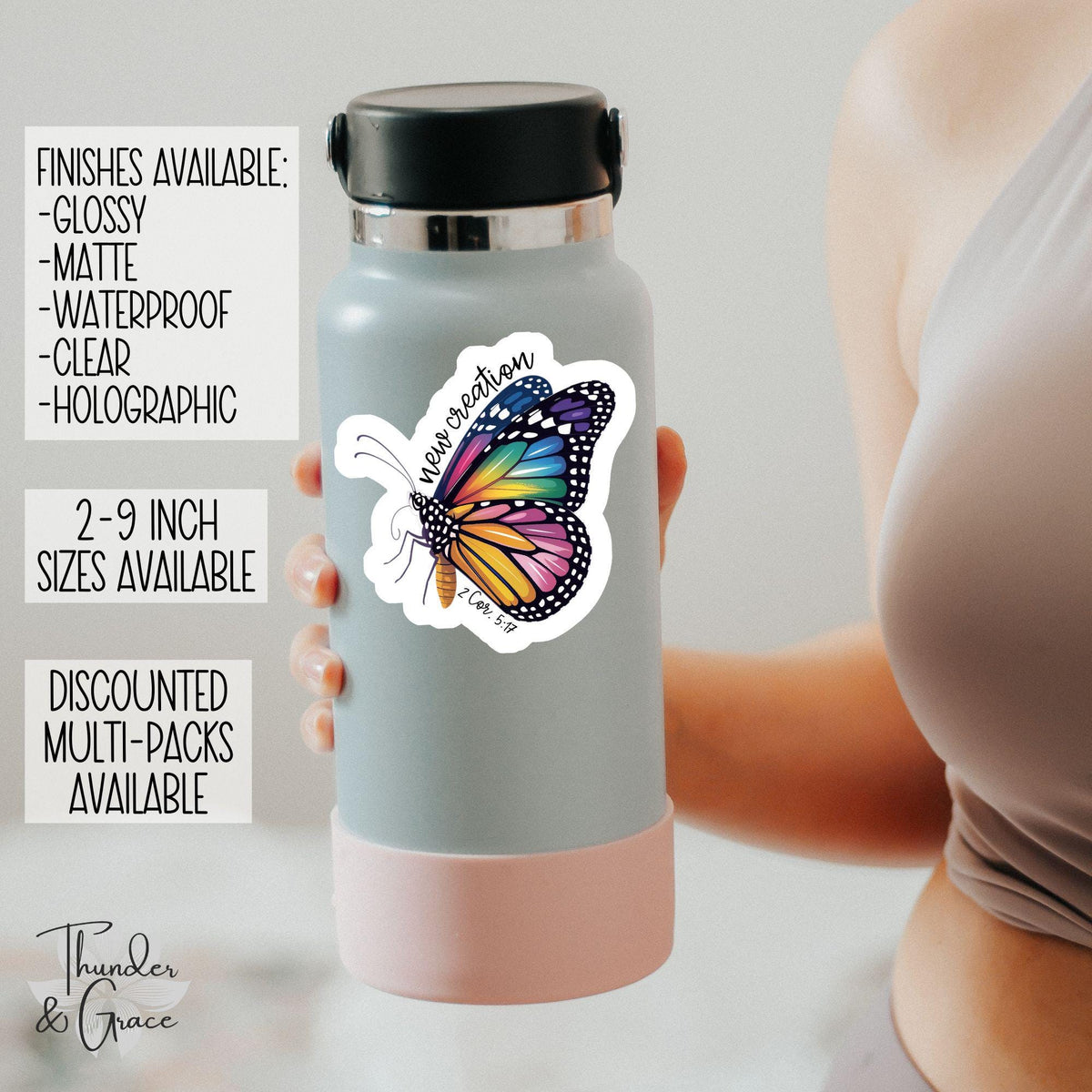 New Creation sticker – view 2