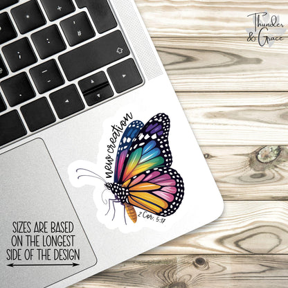 New Creation sticker – view 3