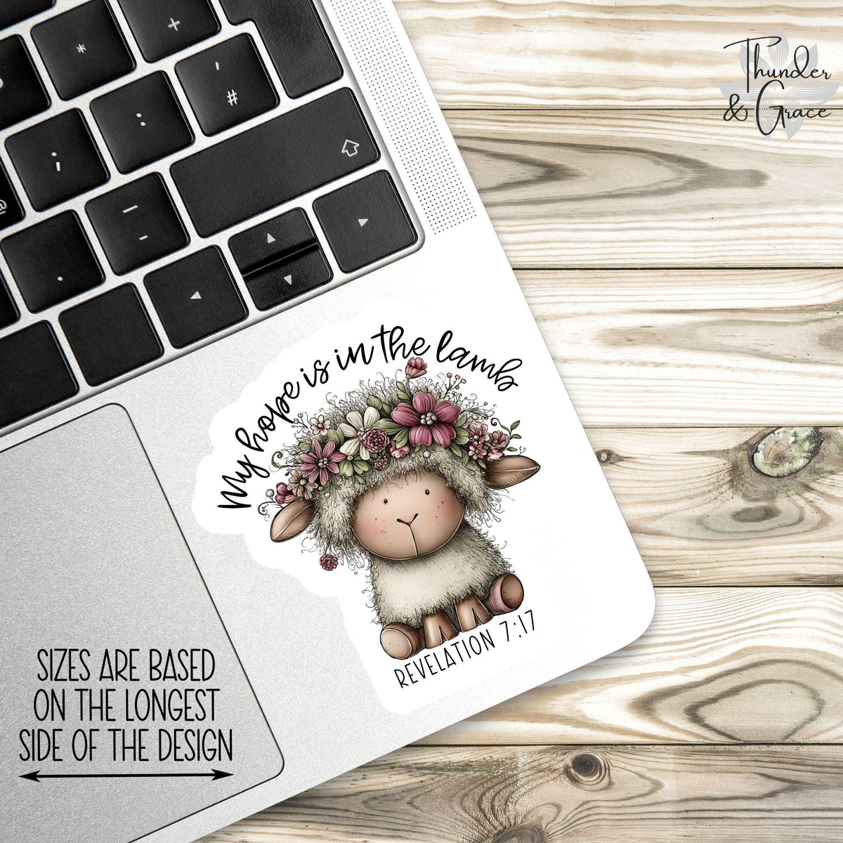 My Hope Is in the Lamb sticker – view 3