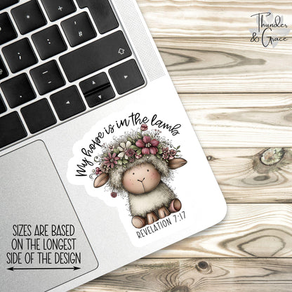 My Hope Is in the Lamb sticker – view 3