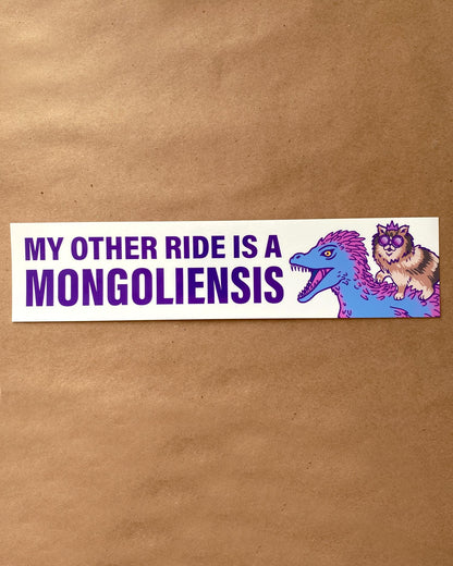 Mongo Bumper Sticker – Book Lover Decal – view 3