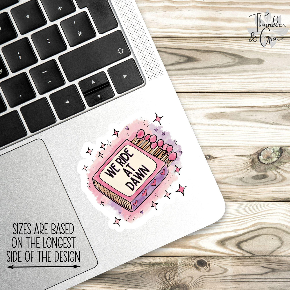 We Ride at Dawn sticker – view 3