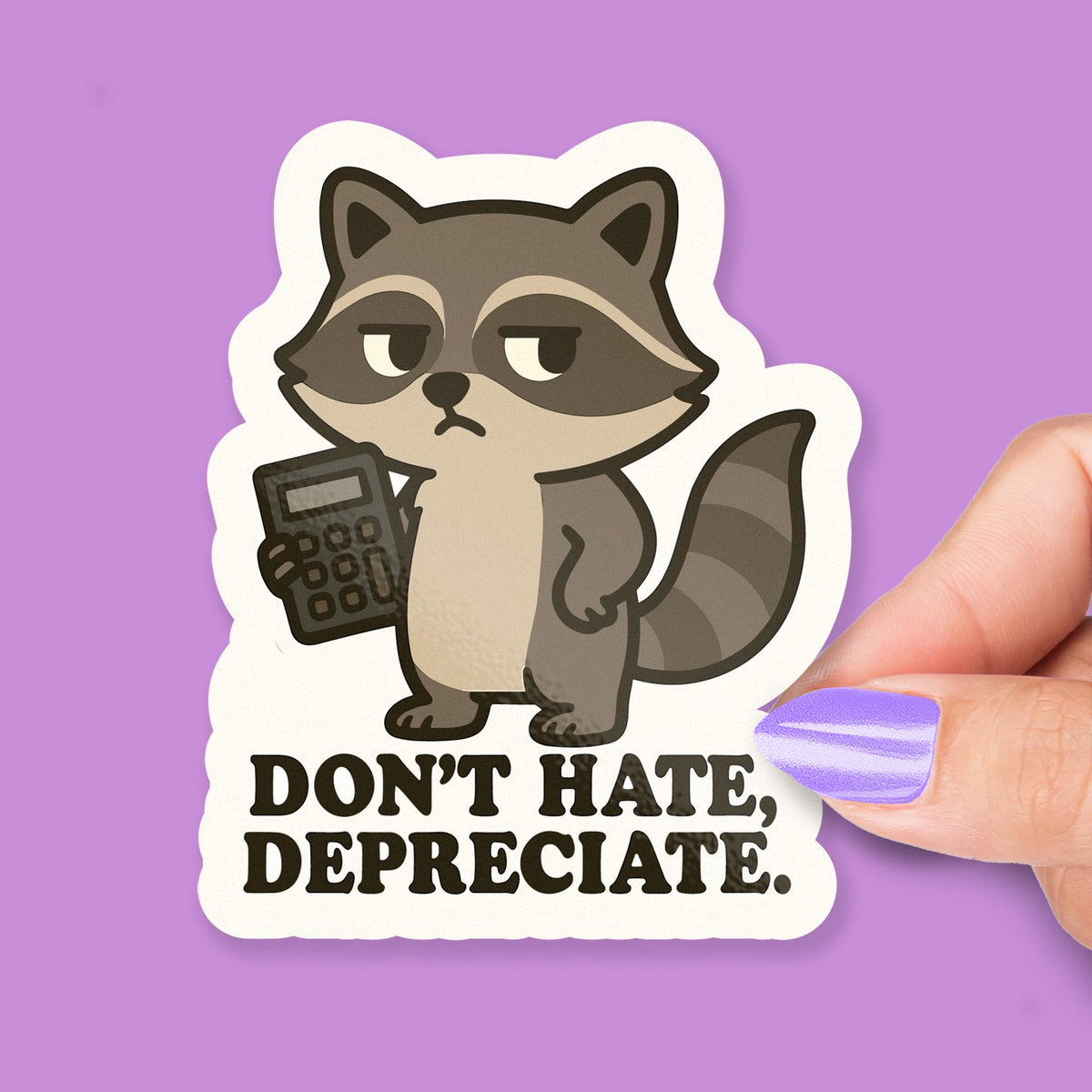 Don’t Hate sticker, finance majors