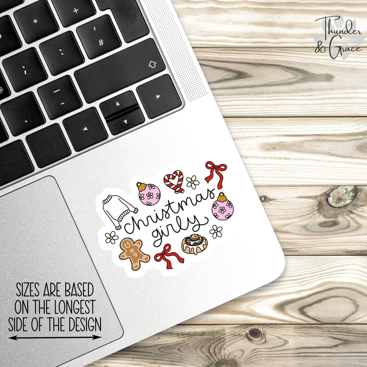 Christmas Girly sticker – view 3
