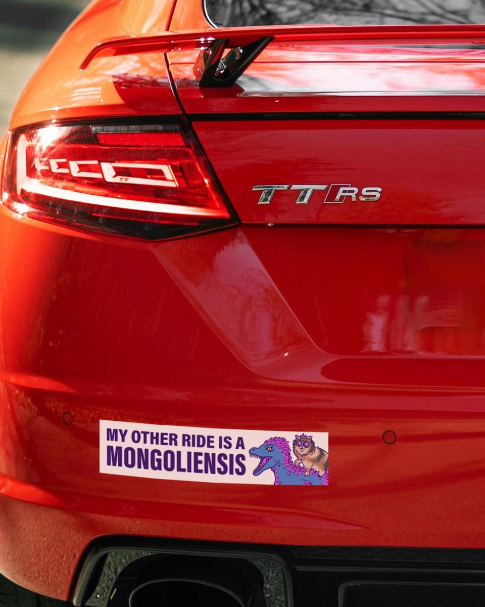 Mongo Bumper Sticker – Book Lover Decal
