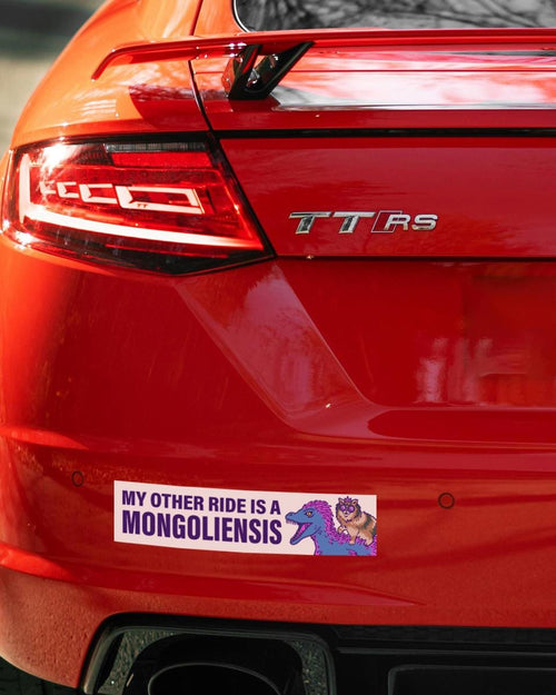 Mongo Bumper Sticker – Book Lover Decal