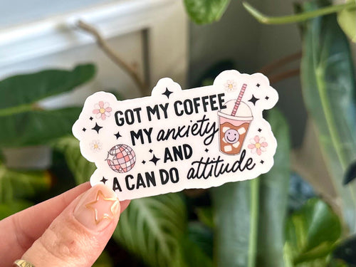 Coffee sticker