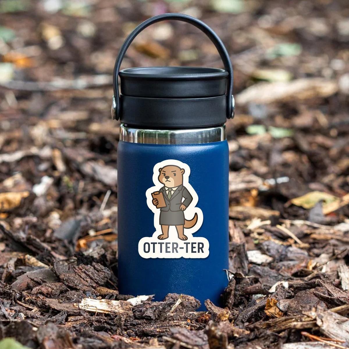 Otter-Ter Auditor Otter for Accountants sticker, finance students – view 3