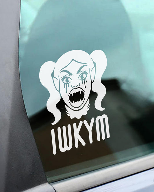Samantha Car Decal – I Will Kill Your Mother