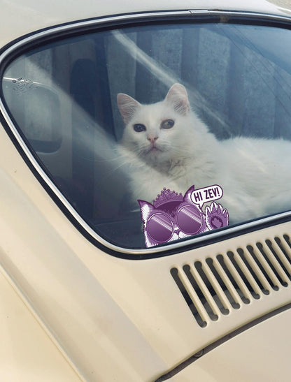 Princess Donut Window Decal – Bumper Sticker – view 4