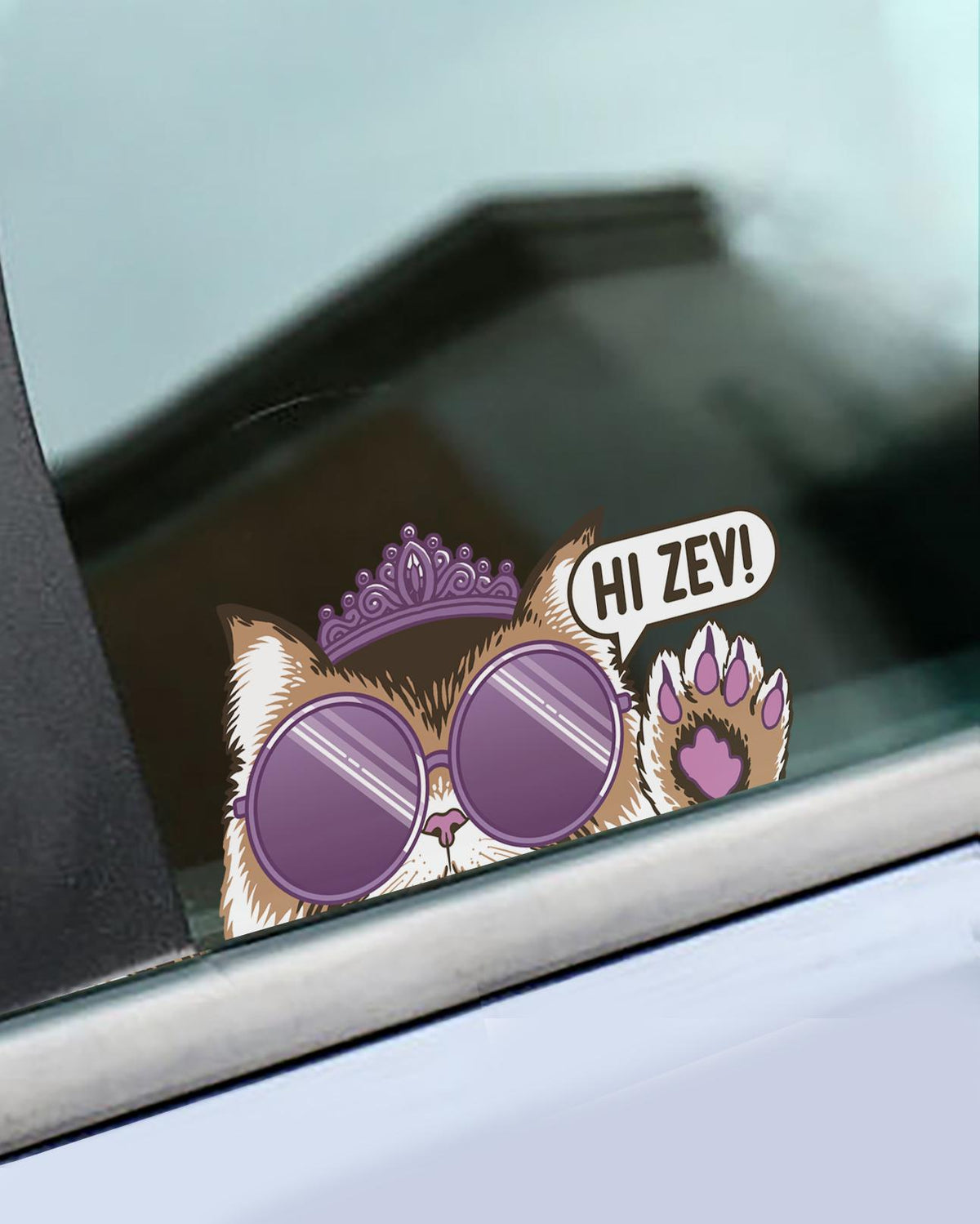 Princess Donut Window Decal – Bumper Sticker