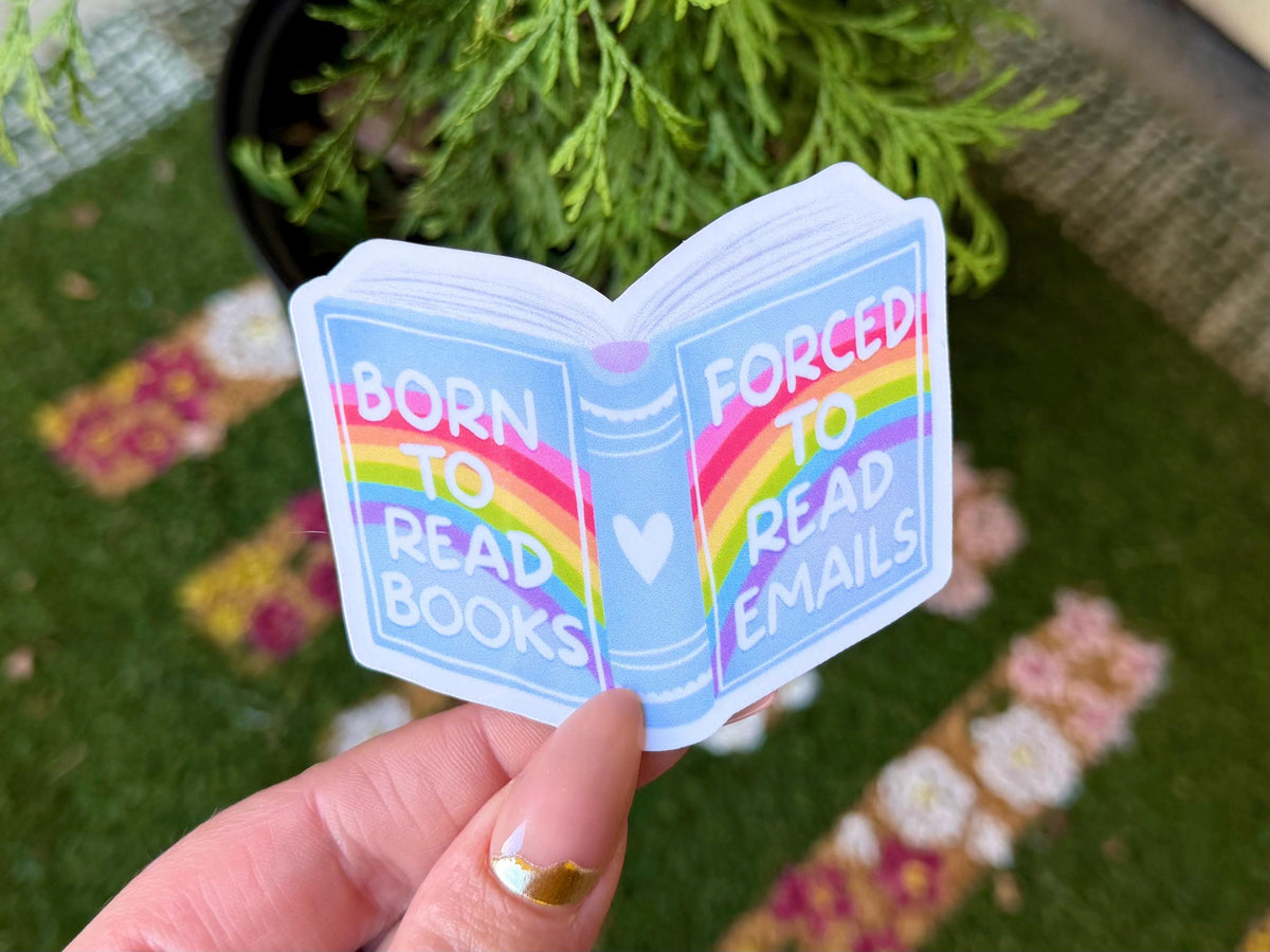 Born to Read Books sticker
