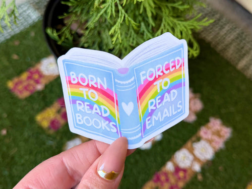 Born to Read Books sticker