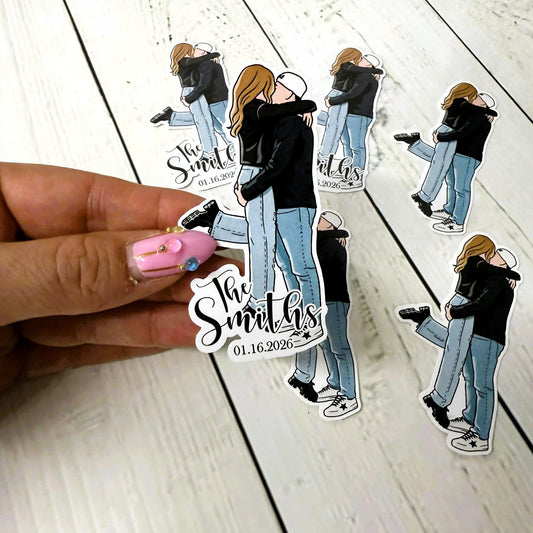 Cartoon Couple from Photo sticker