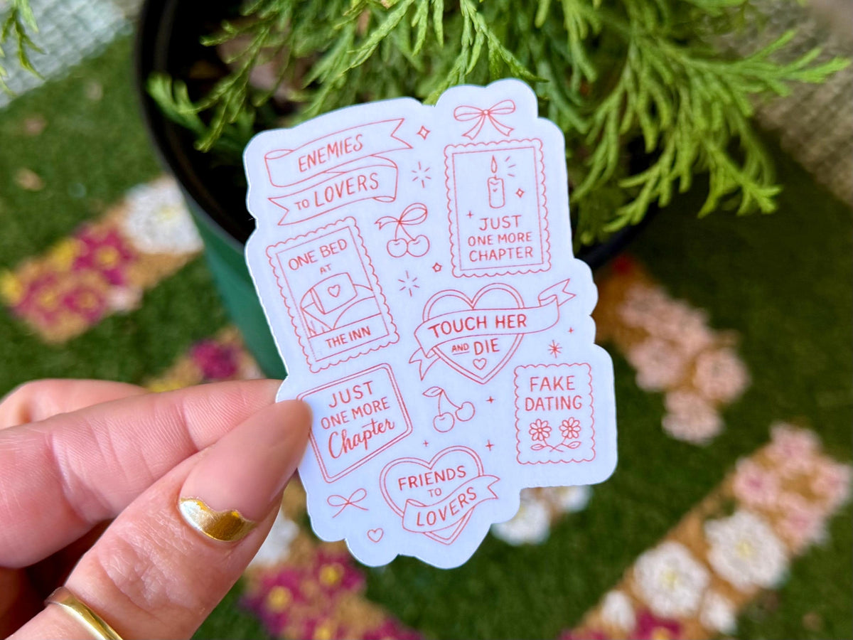 Romantic Tropes sticker