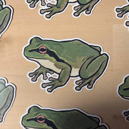 Pacific Tree Frog sticker, pacific chorus frog – view 2