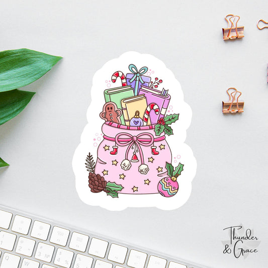 All I Want for Christmas Is Books sticker