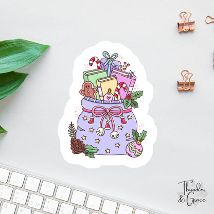 All I Want for Christmas Is Books sticker
