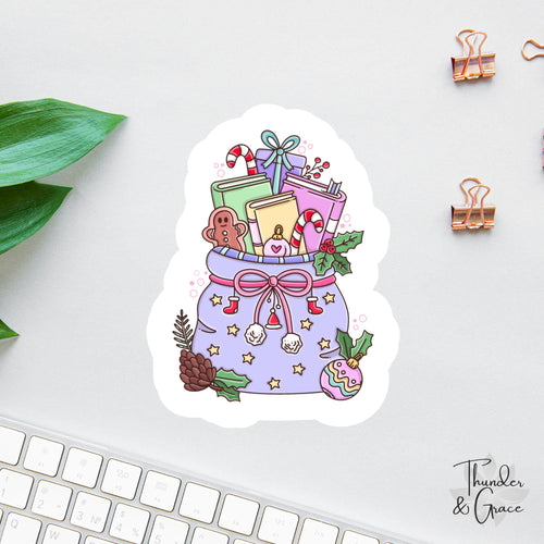 All I Want for Christmas Is Books sticker