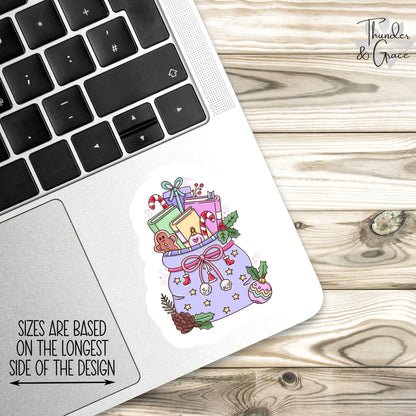 All I Want for Christmas Is Books sticker – view 3