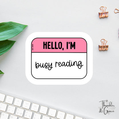 Bookish sticker